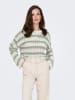 ONLY Sweter w kolorze kremowo-zielonym
