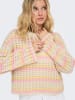 ONLY Sweter w kolorze beżowo-żółto-jasnoróżowym