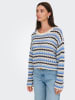 ONLY Sweter w kolorze błękitno-niebiesko-kremowym