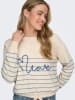 ONLY Trui beige/lichtblauw