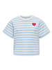 KIDS ONLY Shirt "Livina" in Hellblau/ Creme