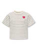 KIDS ONLY Shirt "Livina" in Grau/ Beige
