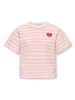 KIDS ONLY Shirt "Livina" in Rosa/ Creme