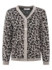 Zwillingsherz Cardigan "Leo" in Grau/ Schwarz