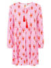 Zwillingsherz Kleid "Lobsters & Stripes" in Rosa