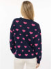 Zwillingsherz Trui "Herzen" donkerblauw