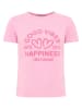 Zwillingsherz Shirt "Happiness Vibes" in Rosa