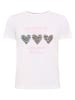 Zwillingsherz Koszulka "Always Believe" w kolorze białym