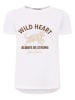 Zwillingsherz Shirt "Wild Heart" in Weiß