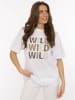 Zwillingsherz Shirt "Wild Wild Wild" wit