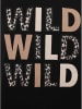 Zwillingsherz Shirt "Wild Wild Wild" zwart