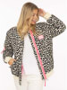 Zwillingsherz Blouson "Wild Heart" in Schwarz/ Creme/ Pink