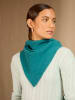 Perfect Cashmere Kasjmieren sjaal "Condeixa" turquoise - (L)103 x (B)49 cm