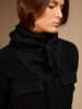 Perfect Cashmere Kaschmir-Schal "Condeixa" in Schwarz - (L)103 x (B)49 cm