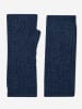 Perfect Cashmere Kaschmir-Armstulpen "Juliana" in Dunkeblau