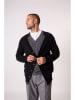 Perfect Cashmere Kaschmir-Cardigan "Hayfield" in Schwarz