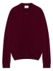 Perfect Cashmere Kasjmieren vest "Polnoon" bordeaux