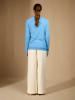 Perfect Cashmere Kaschmir-Cardigan "Ayr" in Hellblau
