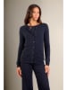 Perfect Cashmere Kaschmir-Cardigan "Caron" in Dunkelblau