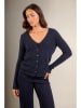 Perfect Cashmere Kaschmir-Cardigan "Chalais" in Dunkelblau