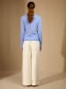 Perfect Cashmere Kasjmieren longsleeve "Ecrin" lichtblauw
