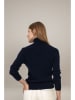 Perfect Cashmere Kaschmir-Rollkragenpullover "Elly" in Dunkelblau