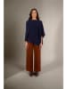 Perfect Cashmere Kaschmir-Poncho "Georgia" in Dunkelblau