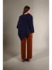 Perfect Cashmere Kaschmir-Poncho "Georgia" in Dunkelblau