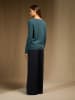 Perfect Cashmere Kasjmieren trui "Kelley" turquoise