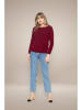 Perfect Cashmere Kasjmieren trui "Leslie" bordeaux