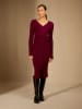 Perfect Cashmere Kaszmirowa sukienka "Maria" w kolorze bordowym