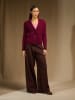 Perfect Cashmere Kaszmirowy kardigan "Mila" w kolorze bordowym