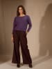 Perfect Cashmere Kaszmirowy sweter "Molly" w kolorze fioletowym
