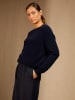 Perfect Cashmere Kaszmirowy sweter "Oceane" w kolorze granatowym