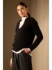 Perfect Cashmere Kaszmirowy sweter "Rosalie" w kolorze czarnym