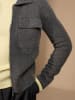 Perfect Cashmere Kaschmir-Cardigan "Sara" in Grau