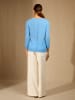 Perfect Cashmere Kaszmirowy sweter "Vanessa" w kolorze błękitnym