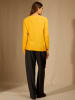 Perfect Cashmere Kaszmirowy sweter "Wilma" w kolorze żółtym
