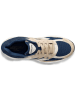 Saucony Leren sneakers beige/donkerblauw