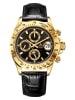 ALAIN ASTER Chronograph in Schwarz/ Gold