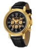 ALAIN ASTER Chronograph in Schwarz/ Gold