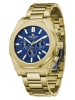 ALAIN ASTER Chronograph in Gold/ Dunkelblau