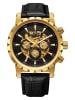 ALAIN ASTER Chronograph in Schwarz/ Gold