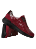HASSIA Skórzane sneakersy "Bordeaux" w kolorze czerwonym