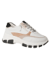 HASSIA Leren sneakers "Lissabon" wit/beige