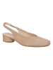 HASSIA Leder-Slingballerinas "Roma" in Hellbraun