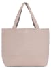 Ilse Jacobsen Dwustronny shopper bag w kolorze beżowo-szarym - 46 x 38 cm