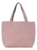 Ilse Jacobsen Wende-Shopper lichtroze/beige - (B)46 x (H)32 cm