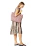 Ilse Jacobsen Wende-Shopper in Rosa/ Beige - (B)46 x (H)32 cm