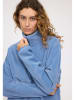 MAZINE Fleece trui "Nash" lichtblauw
